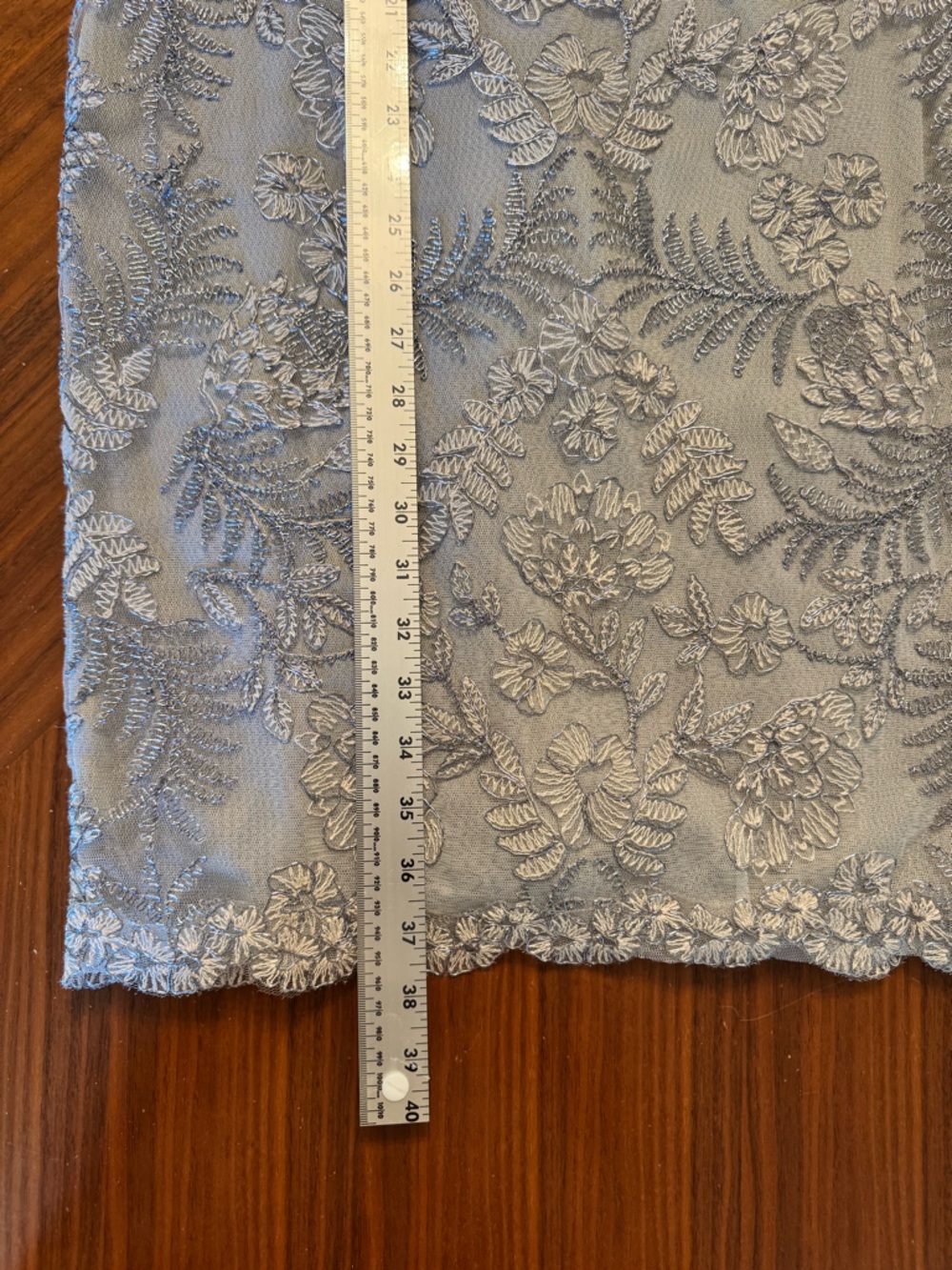 Tadashi Shoji NWT Gray Lace Cocktail Dress Mother of the Bride Size 6 - Picture 12 of 16